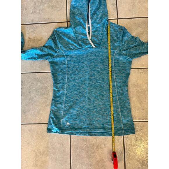 Adidas Women's Golf ClimaWarm Pullover Tangerine Athletic Hoodie Size M - Picture 7 of 7